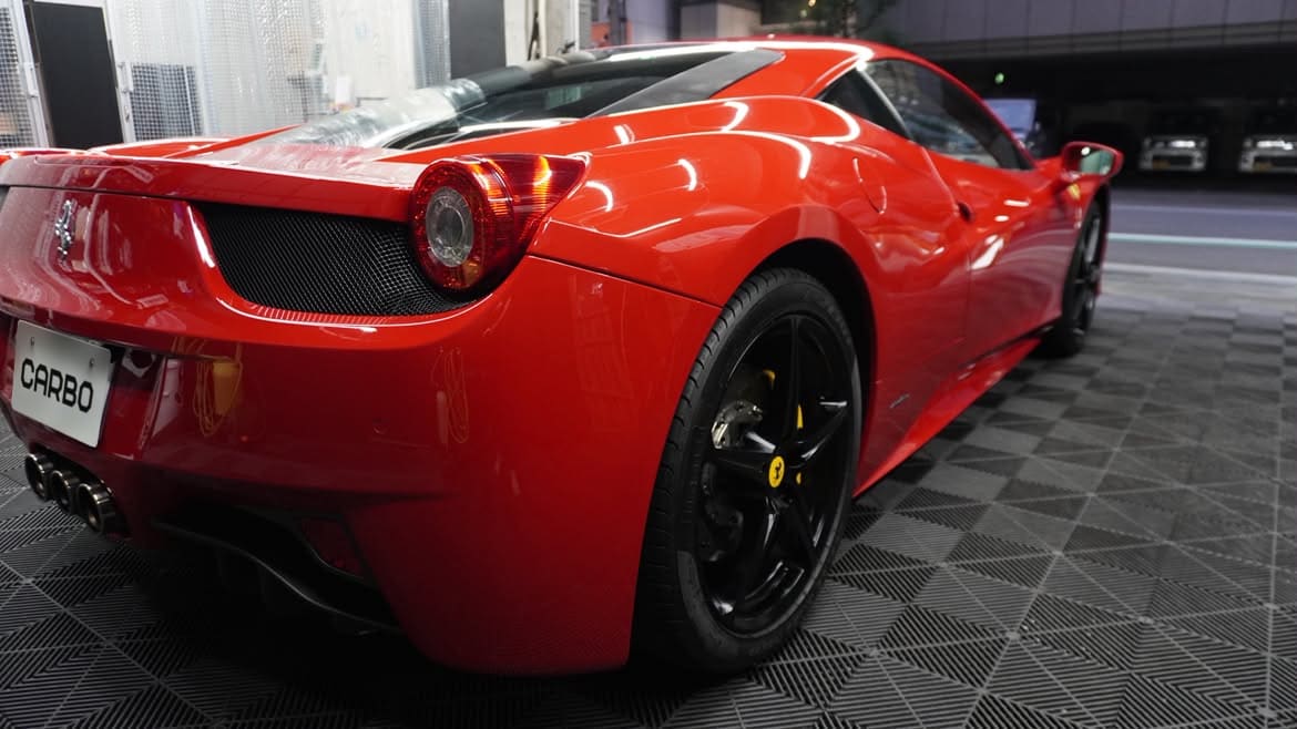Ferrari 458 Italia 純水手洗い洗車